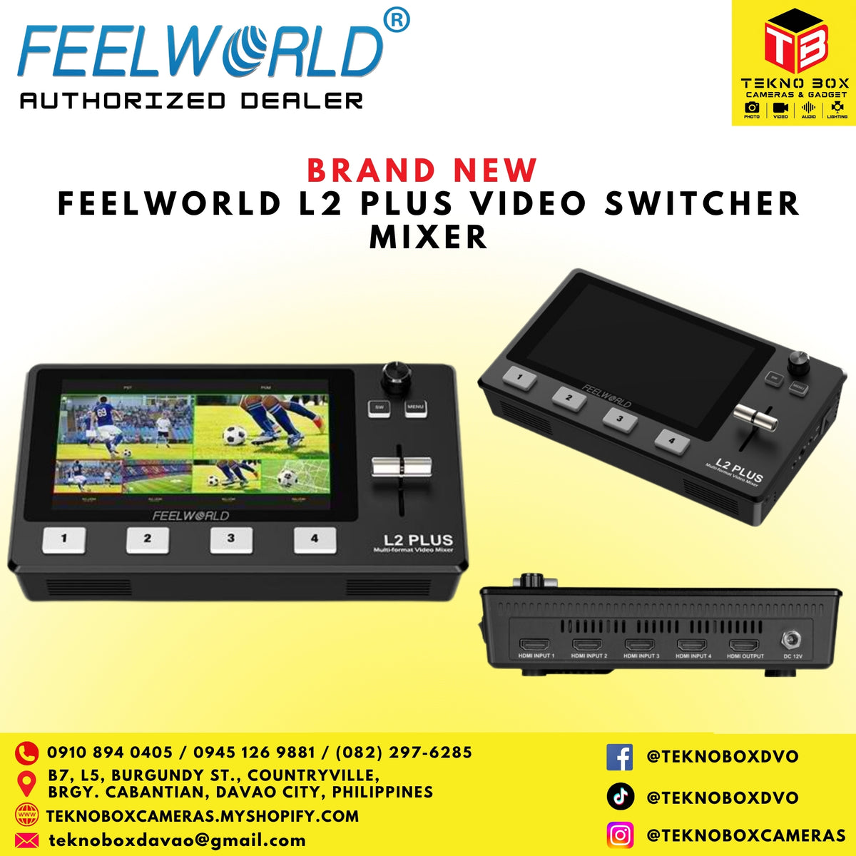 Feelworld L2 Plus Video Switcher Mixer