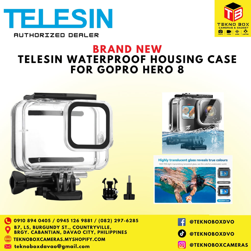 Telesin Waterproof Housing Case for GoPro Hero 8