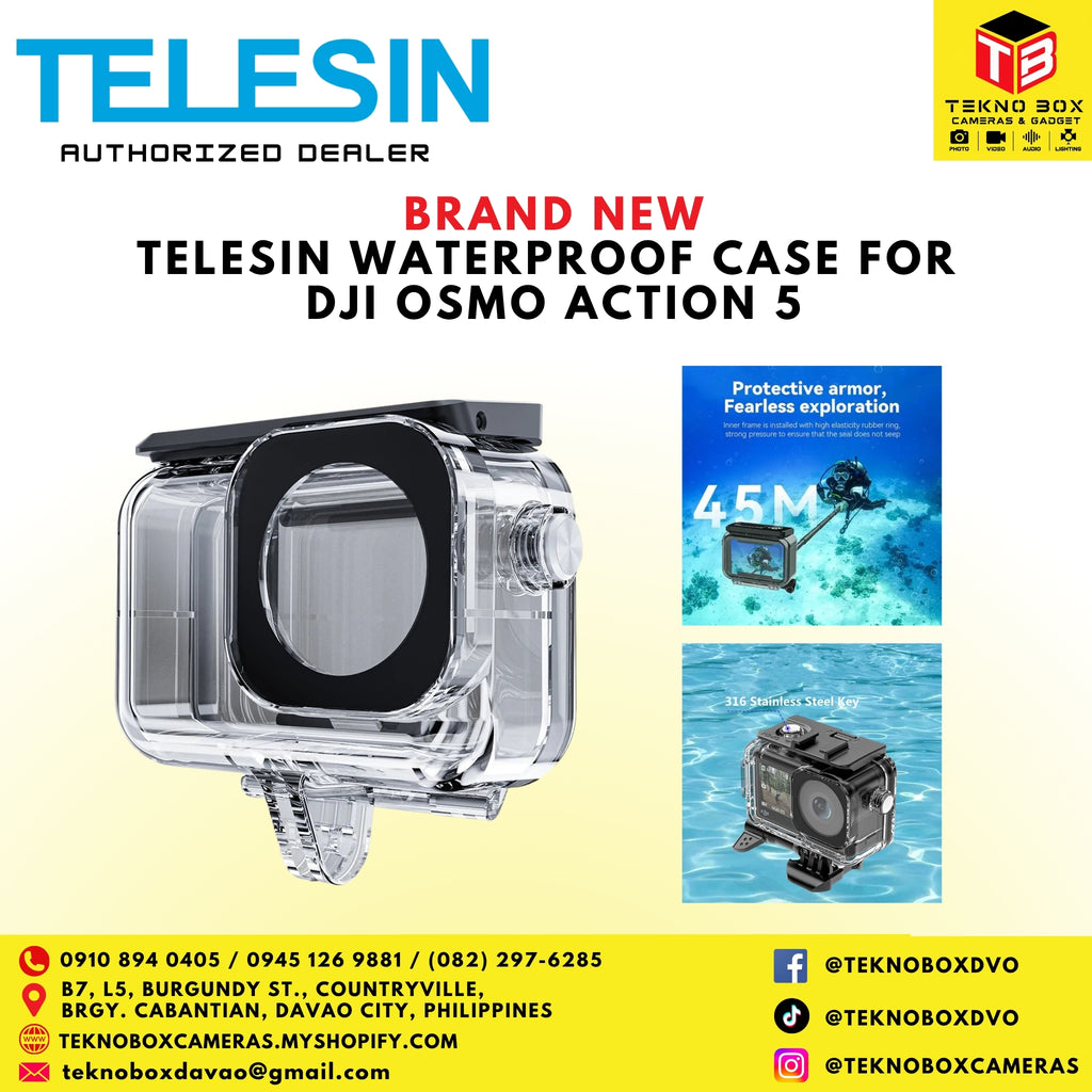 Telesin Waterproof Case (for DJI OSMO Action 5)