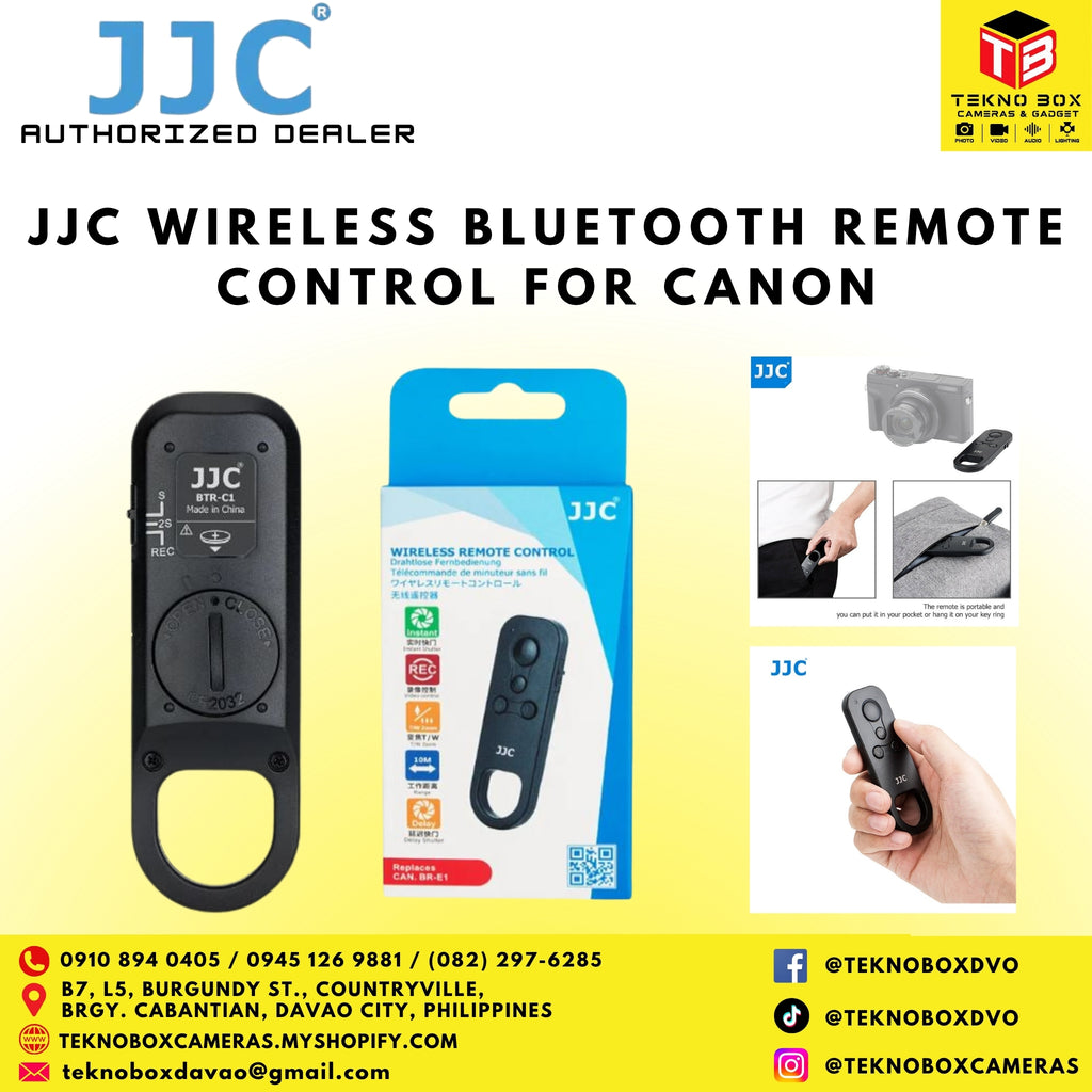 JJC Wireless Bluetooth Remote Control for Canon