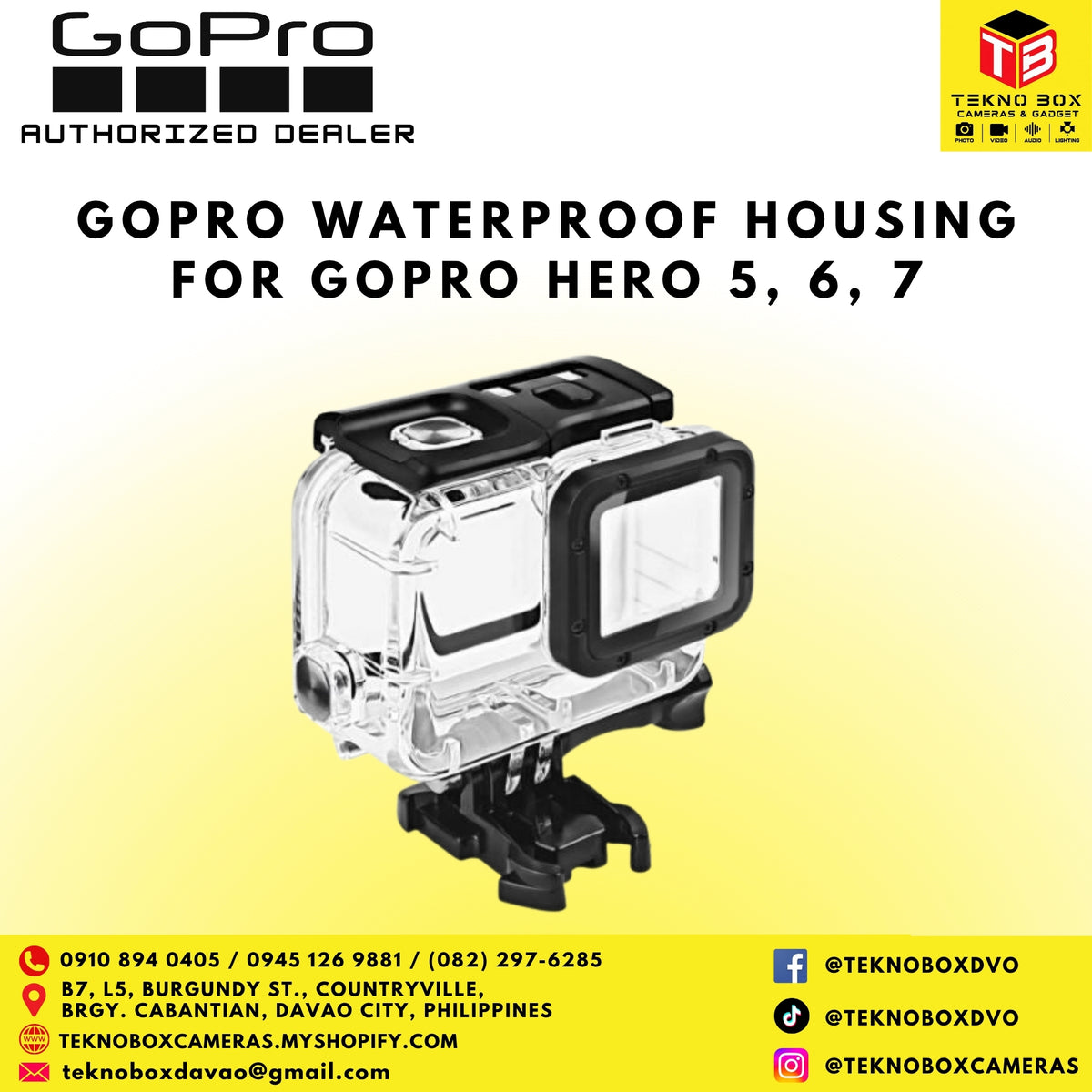 GoPro Waterproof Housing for GoPro Hero 5/6/7