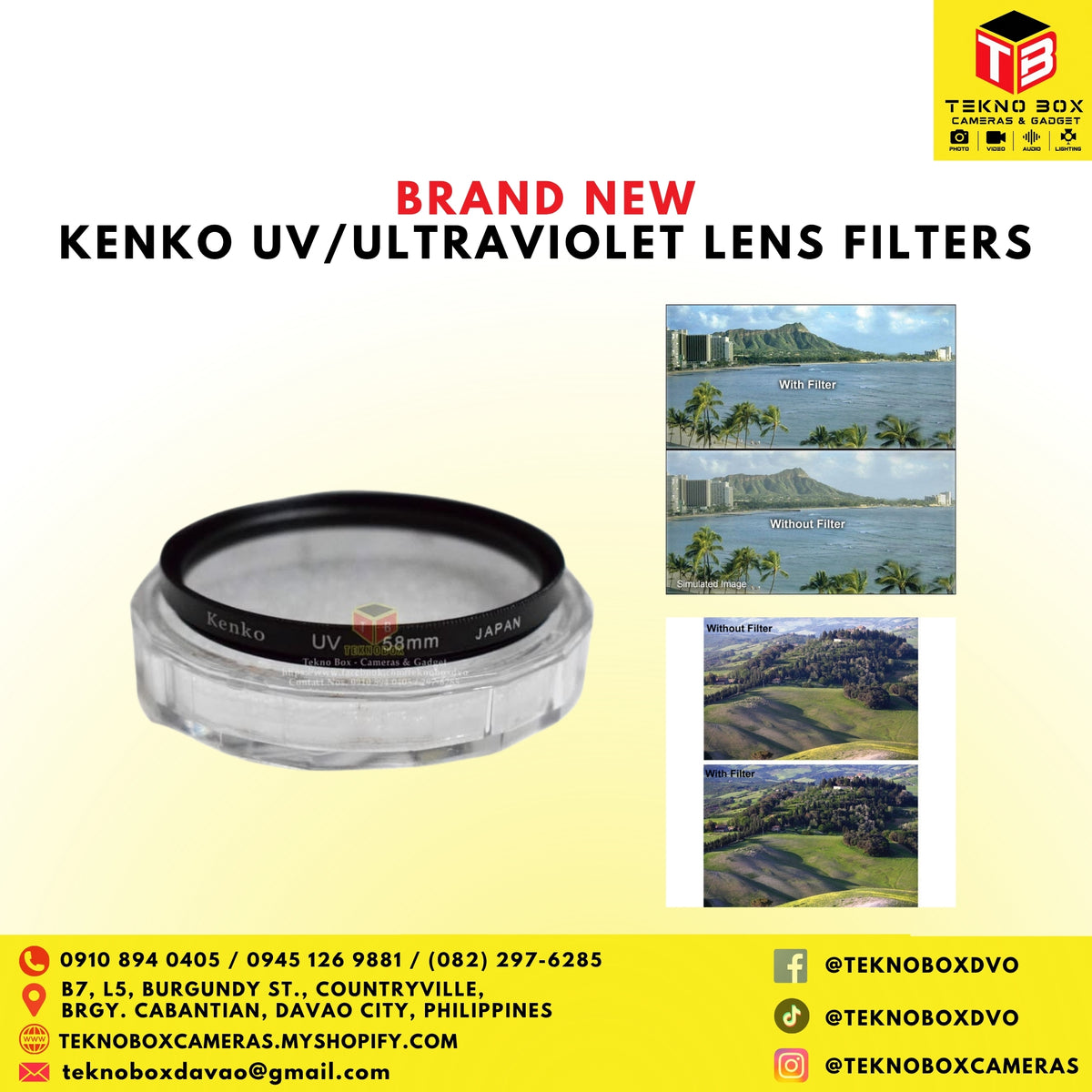 Kenko UV/Ultraviolet Lens Filters