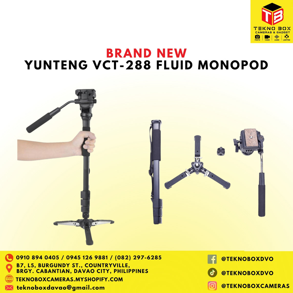 Yunteng VCT-288 Fluid Monopod