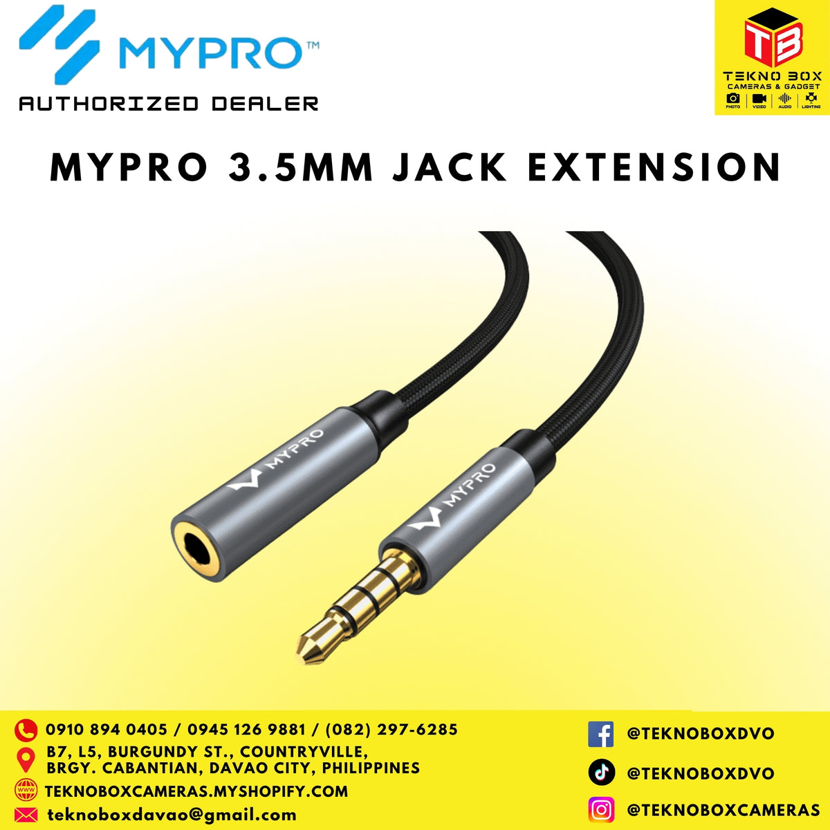 MyPro 3.5mm Jack Extension