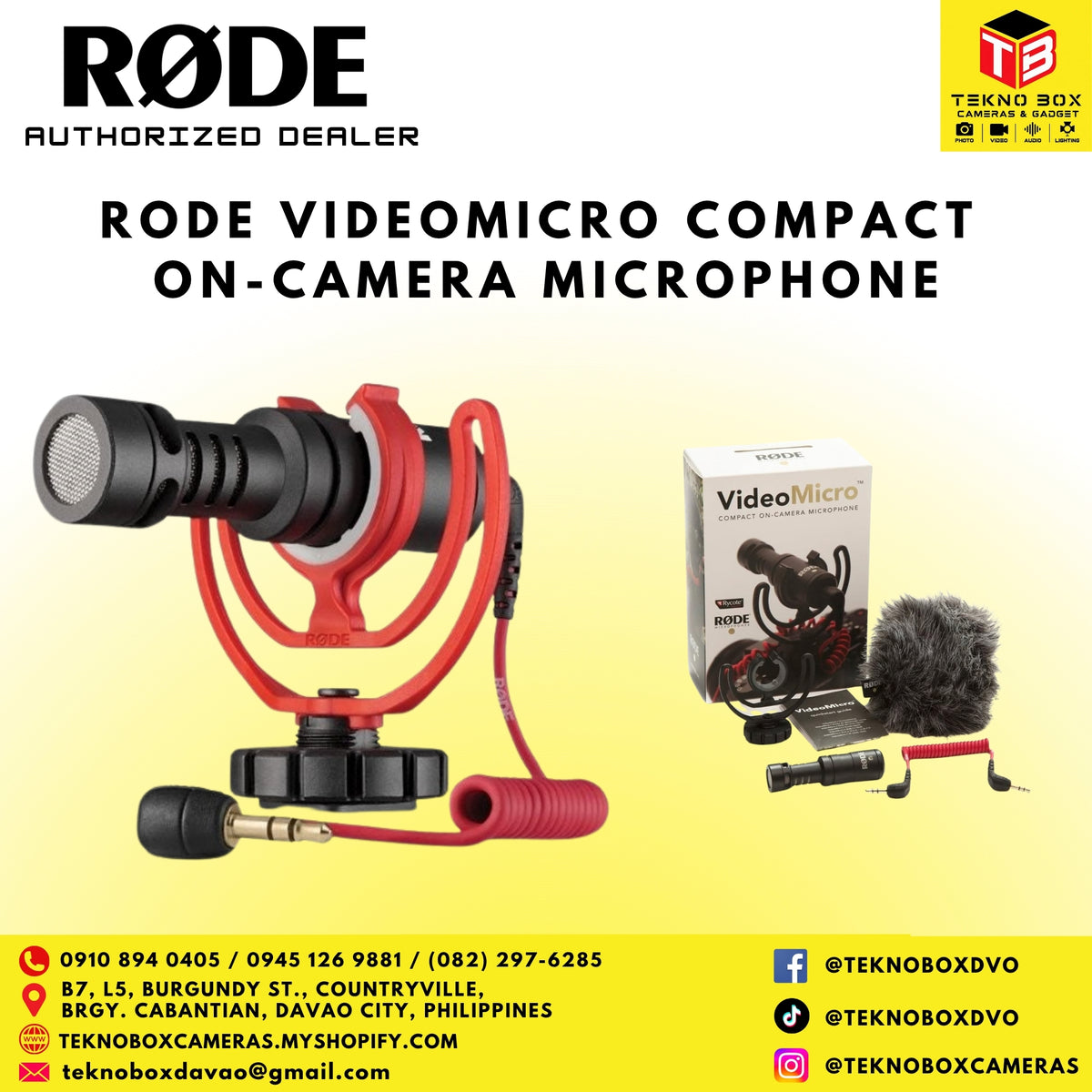 Rode VideoMicro Compact On-Camera Microphone