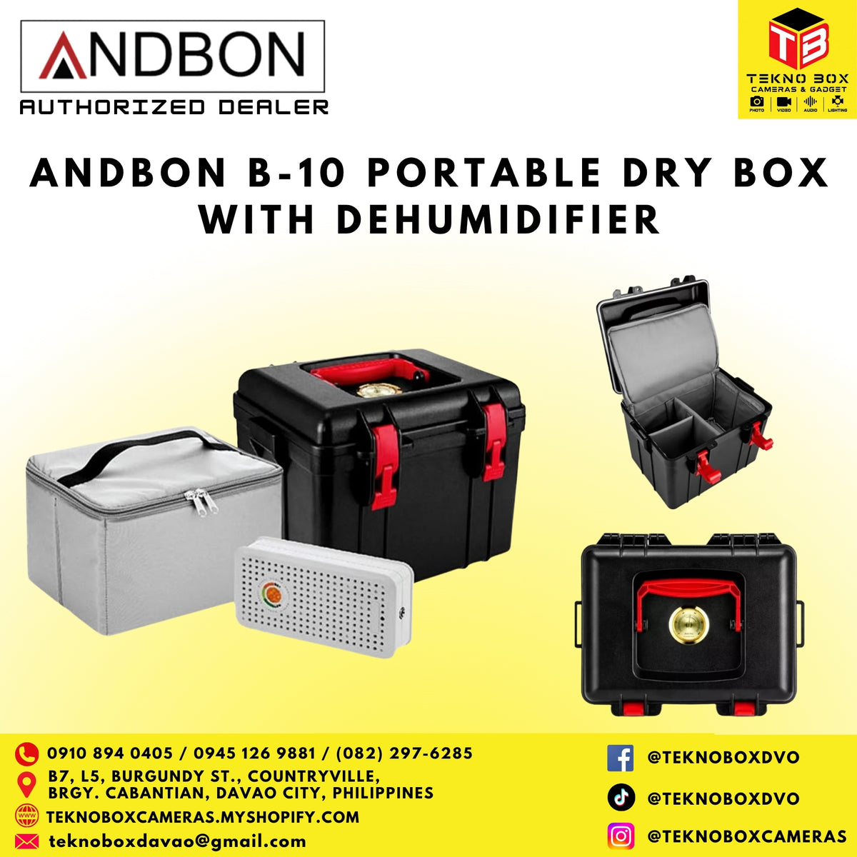 Andbon B-10 Portable Dry Box With Dehumidifier