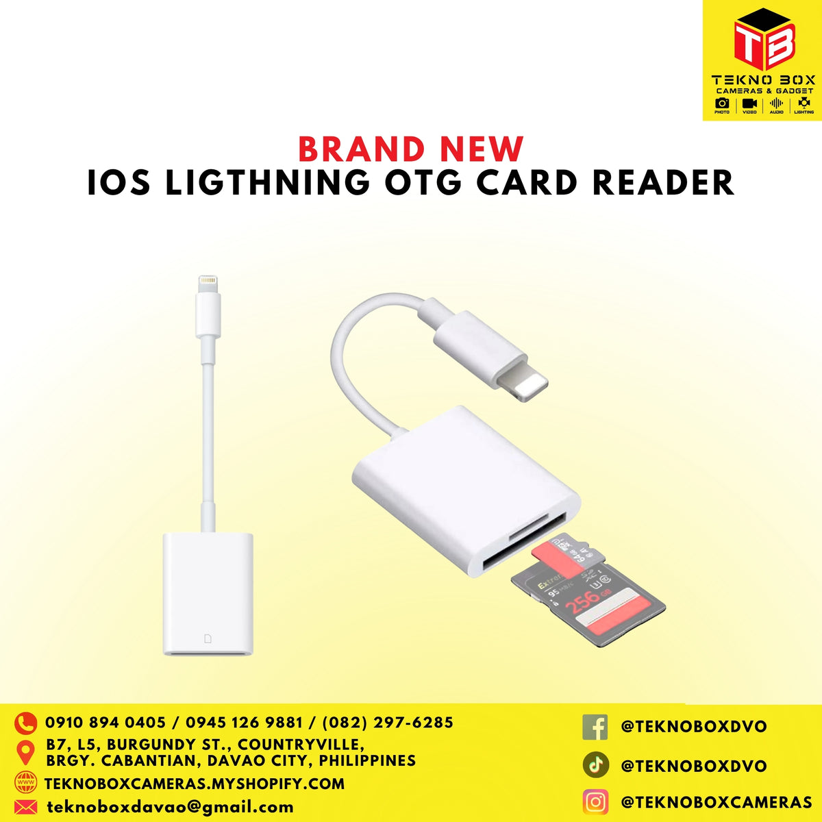 iOS Lightning OTG Card Reader