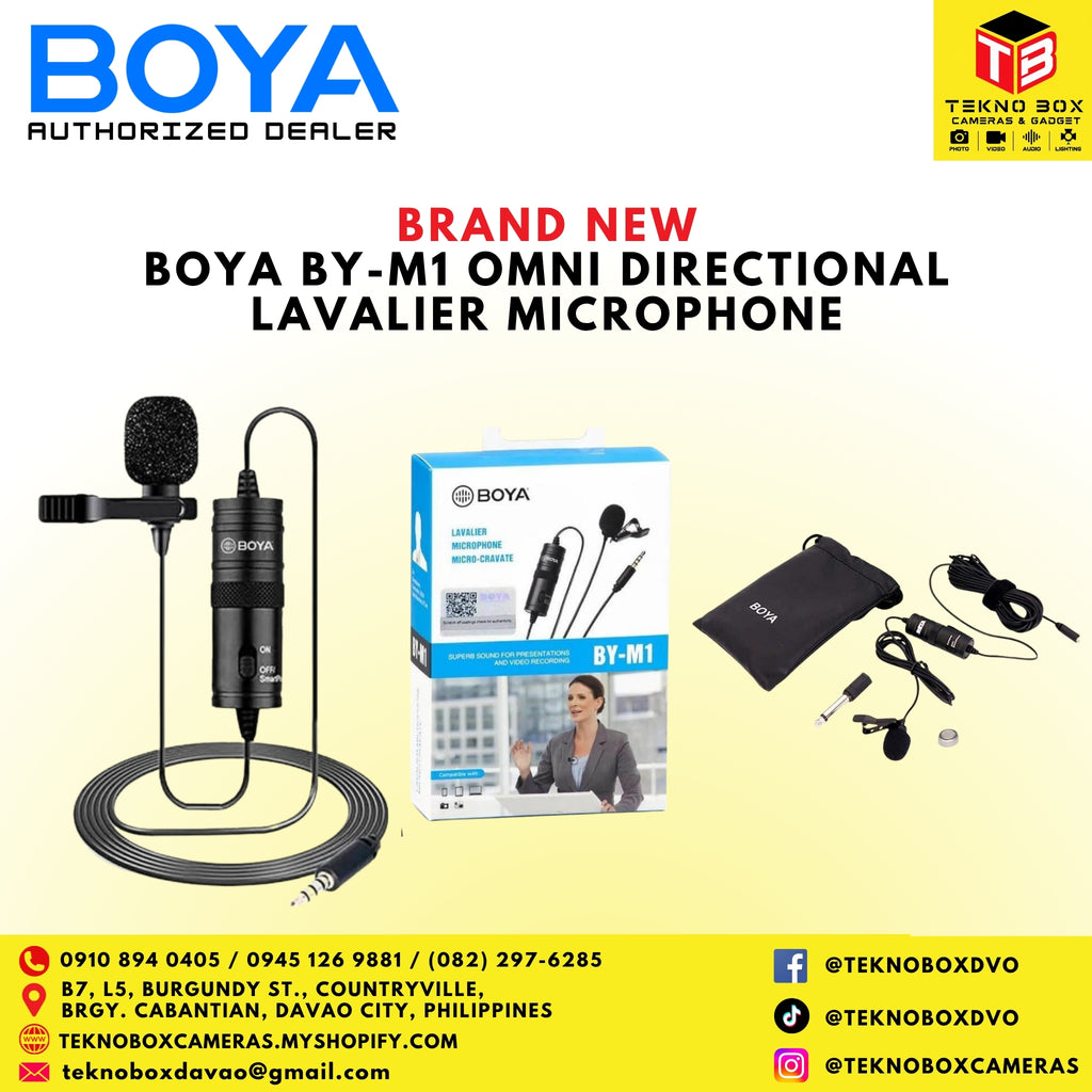 Boya BY-M1 Omni Directional Lavalier Microphone