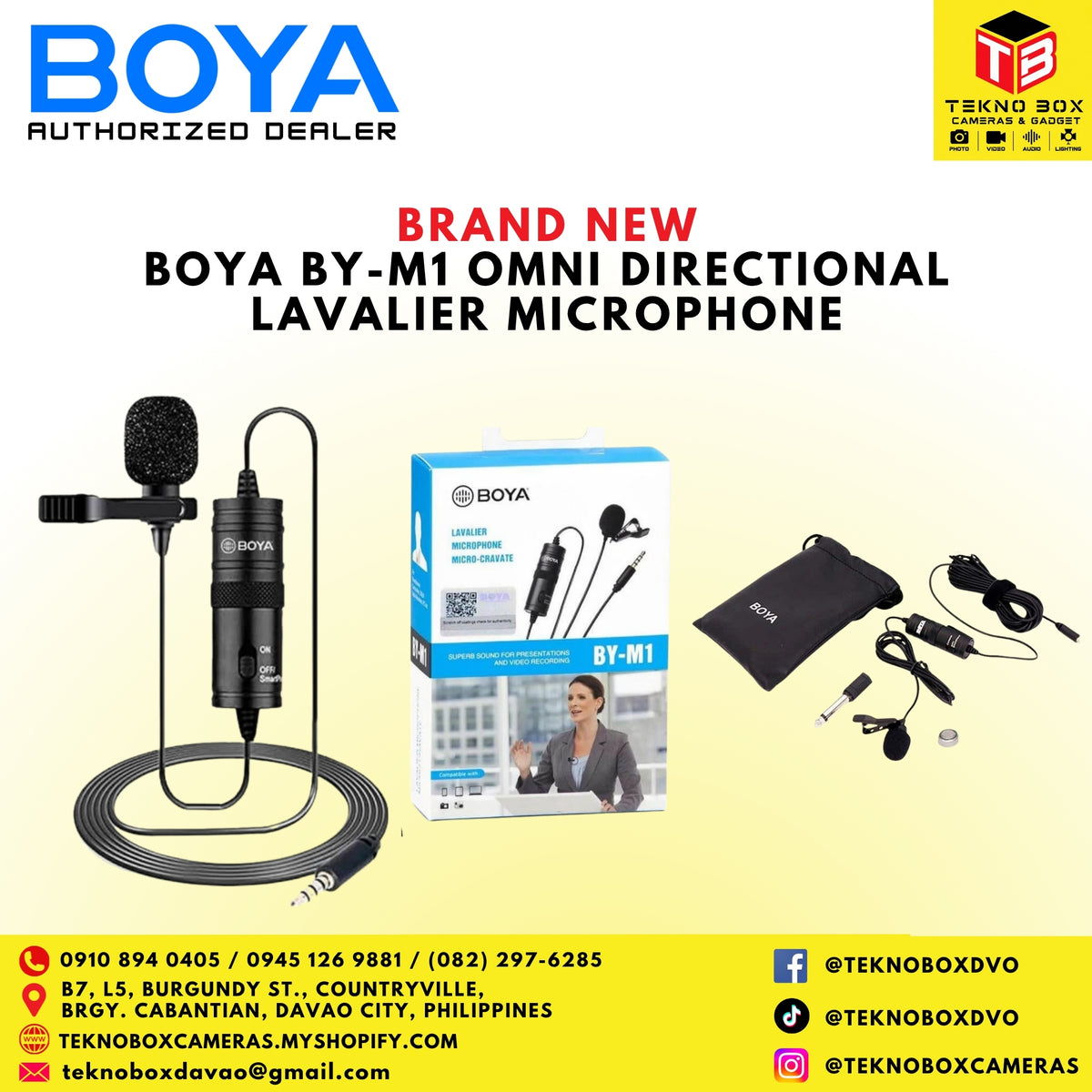 Boya BY-M1 Omni Directional Lavalier Microphone