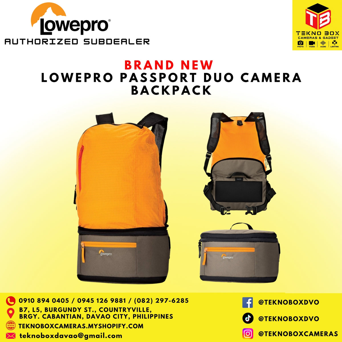 Lowepro Passport Duo Camera Backpack
