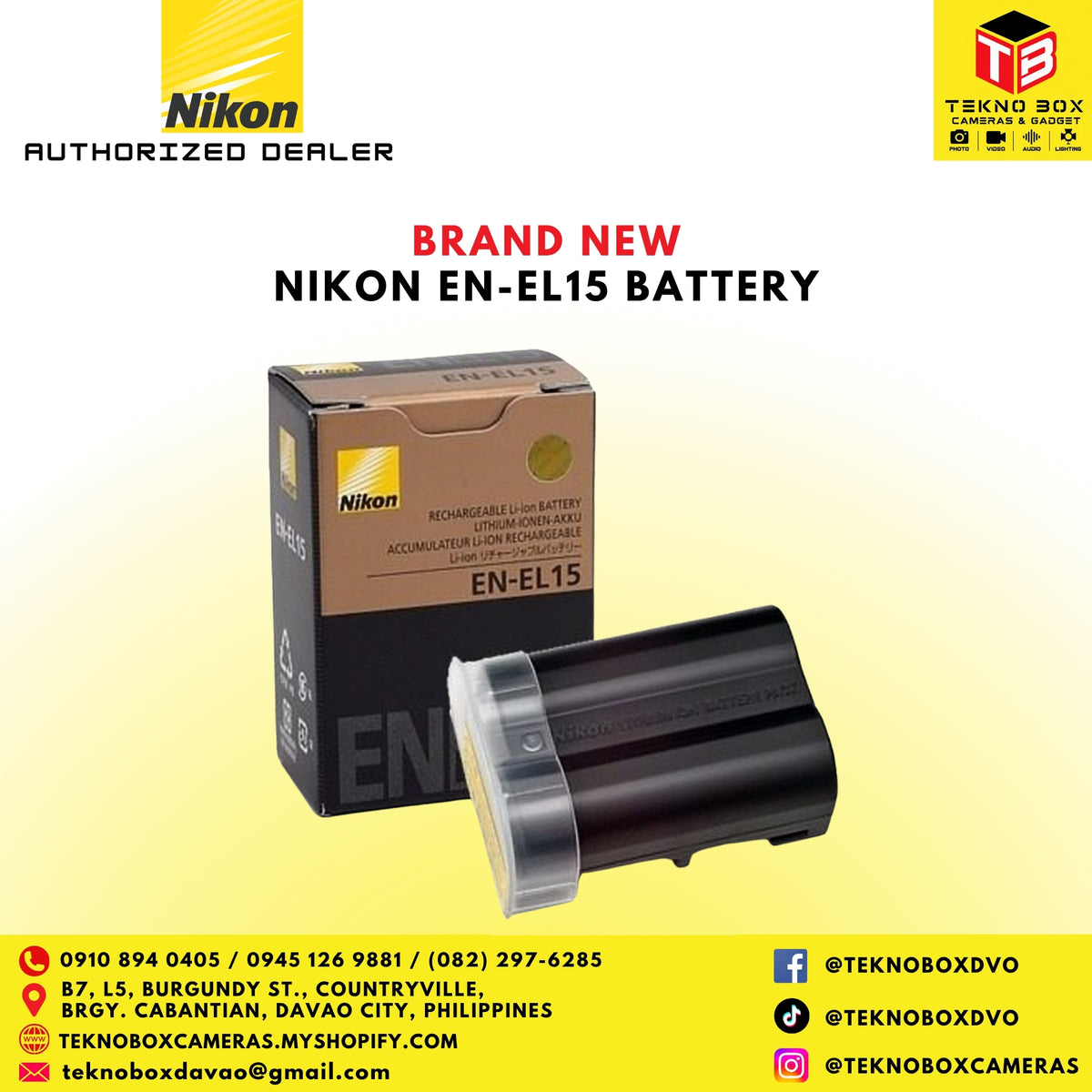Nikon EN-EL15 battery