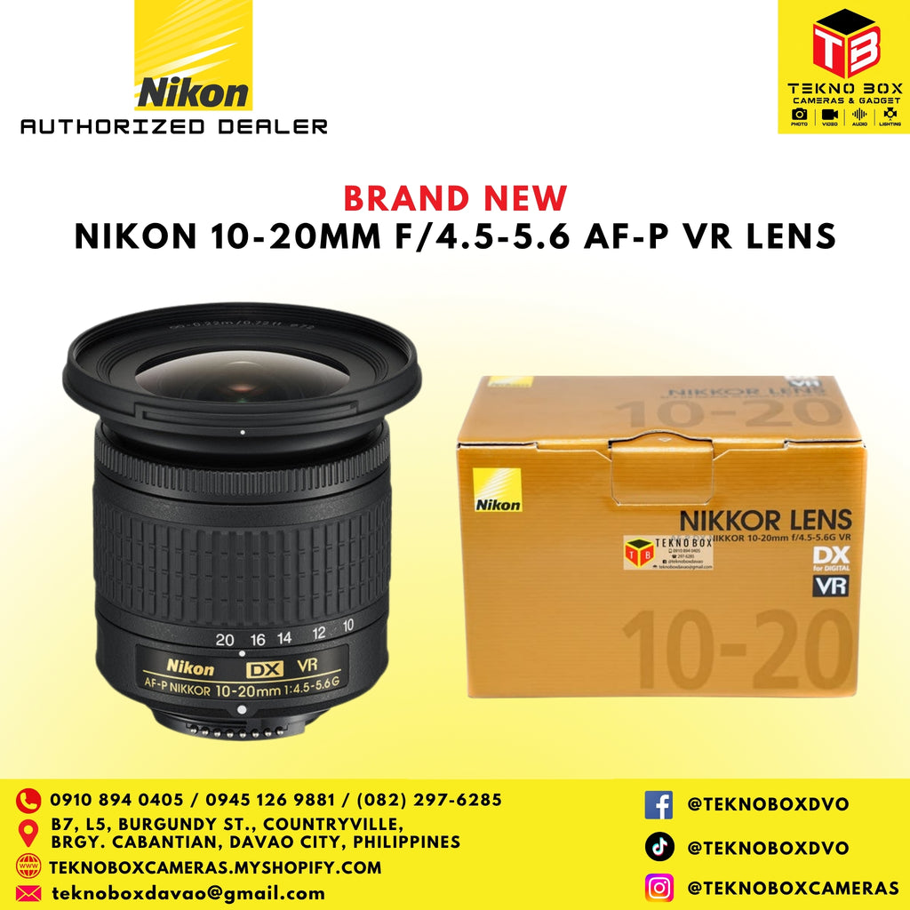 Nikon 10-20mm f/4.5-5.6 AF-P VR Lens