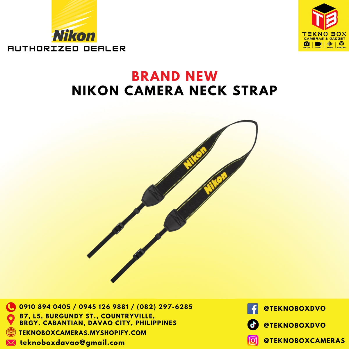 Nikon Camera Neck Strap