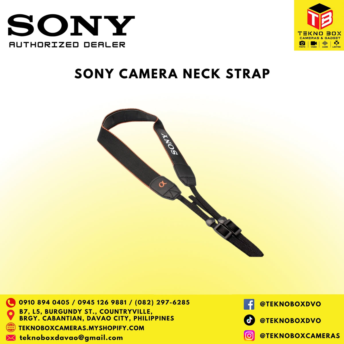 Sony Camera Neck Strap