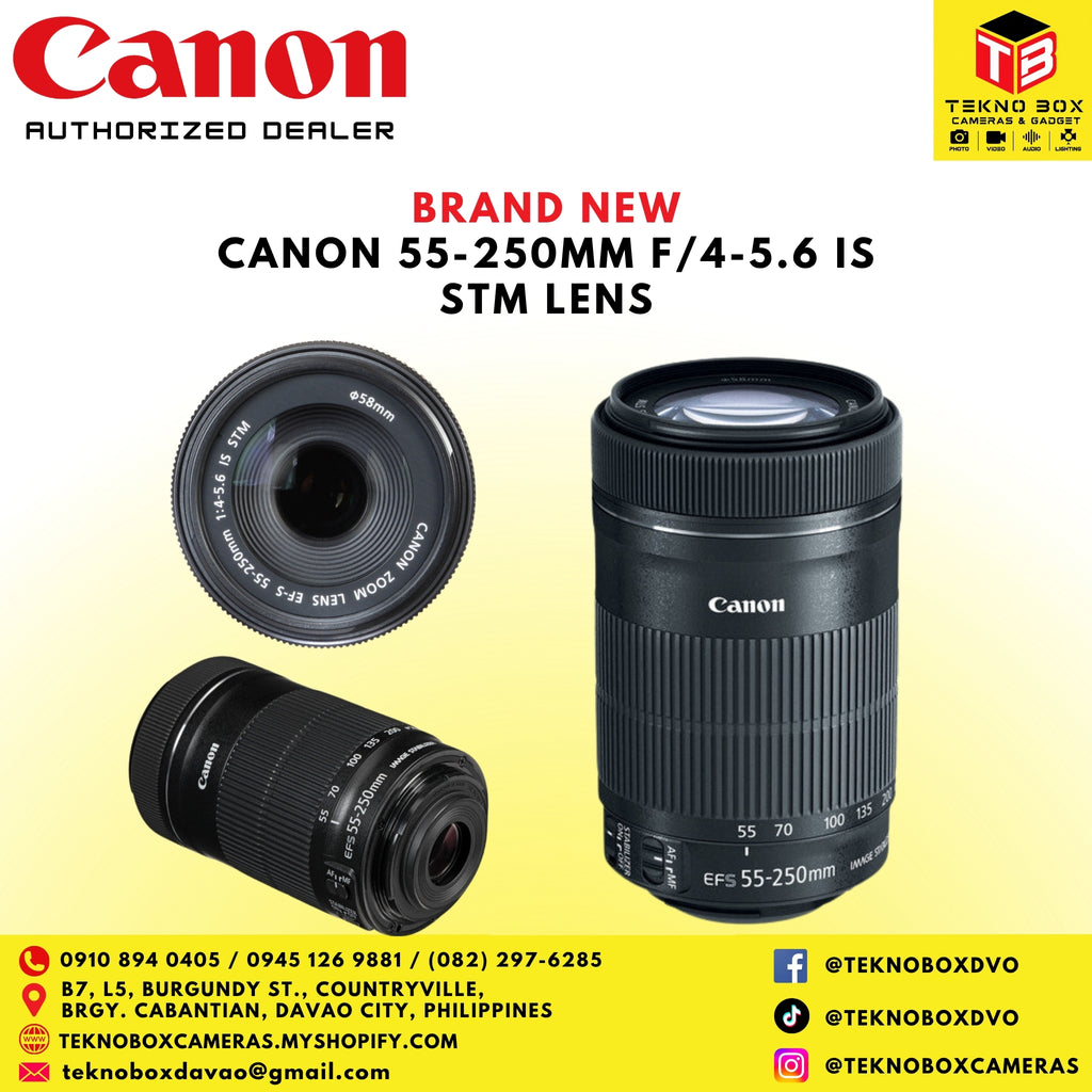 Canon 55-250mm f/4-5.6 IS STM Lens