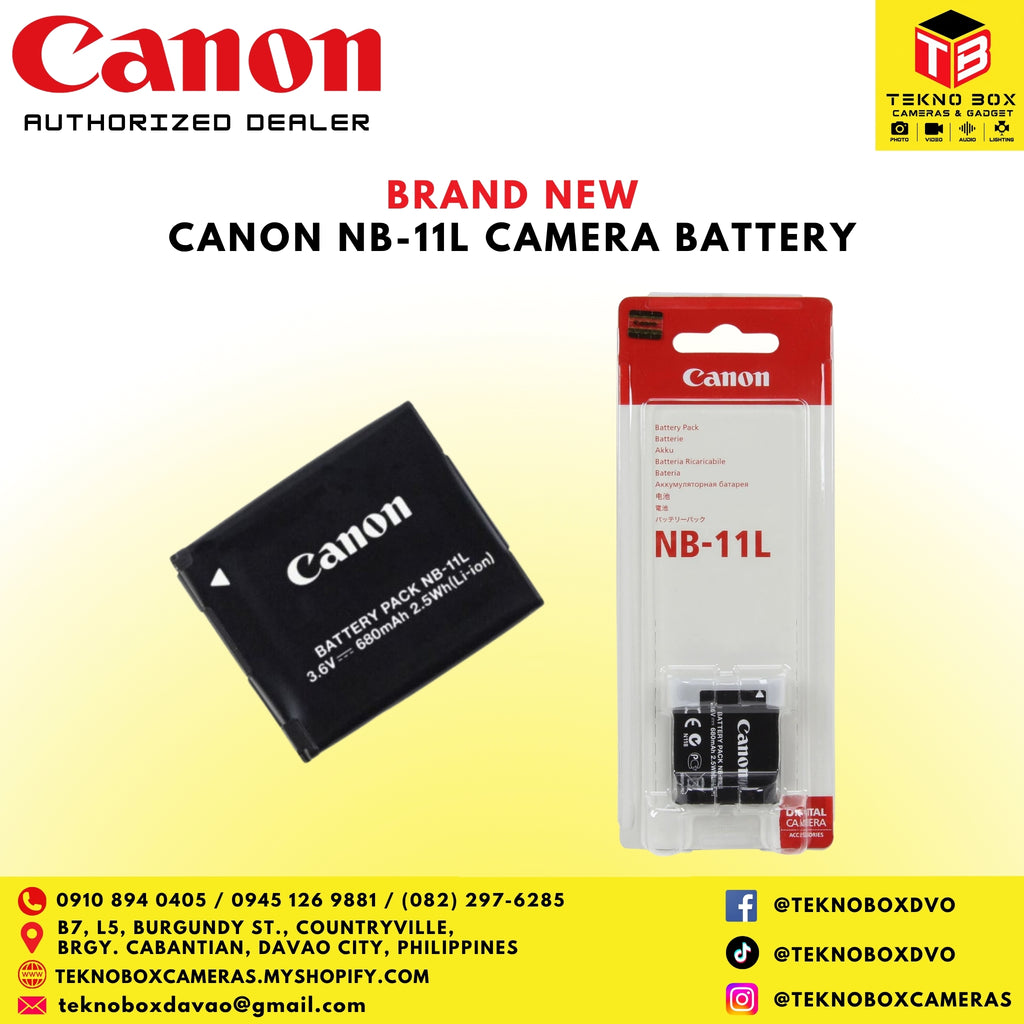 Canon NB-11L camera battery