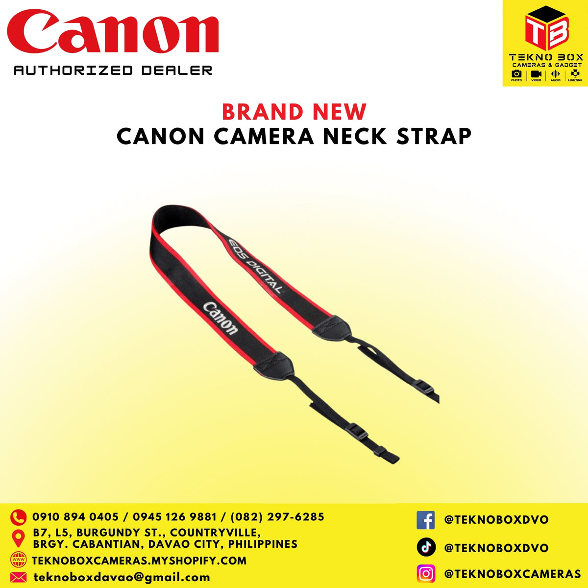 Canon Camera Neck Strap