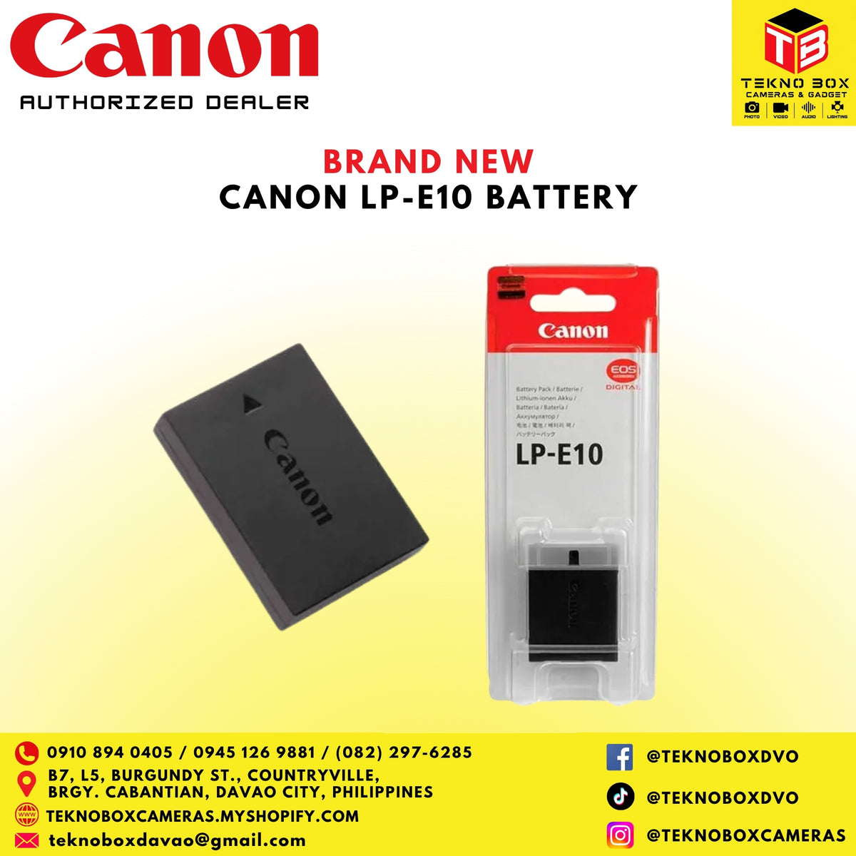 Canon LP-E10 Battery