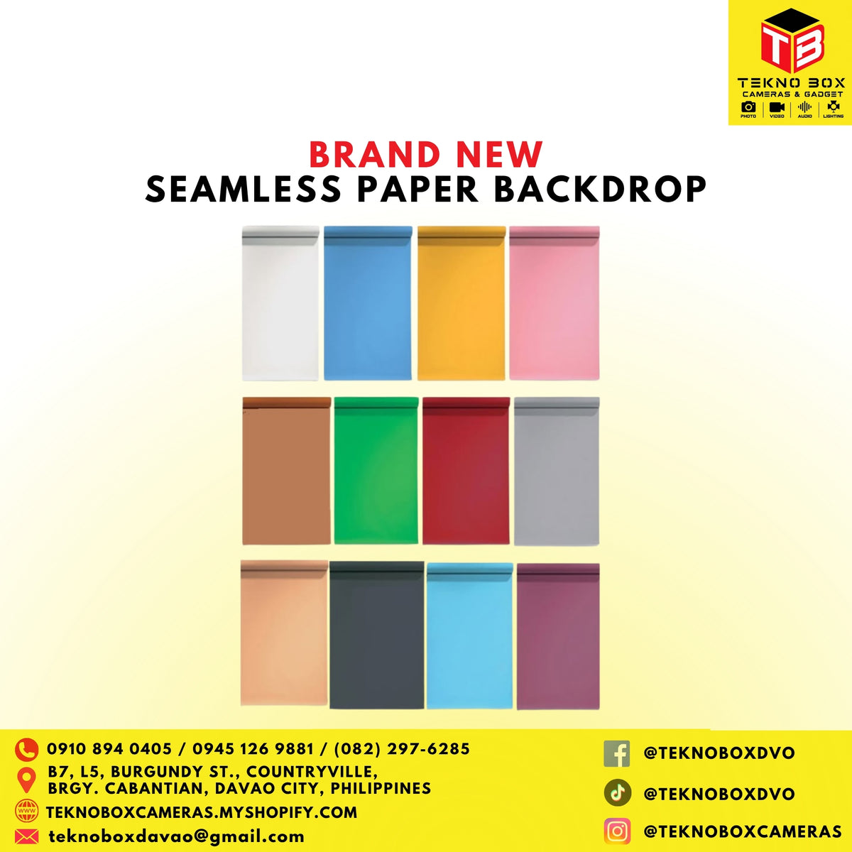Seamless Paper Backdrop