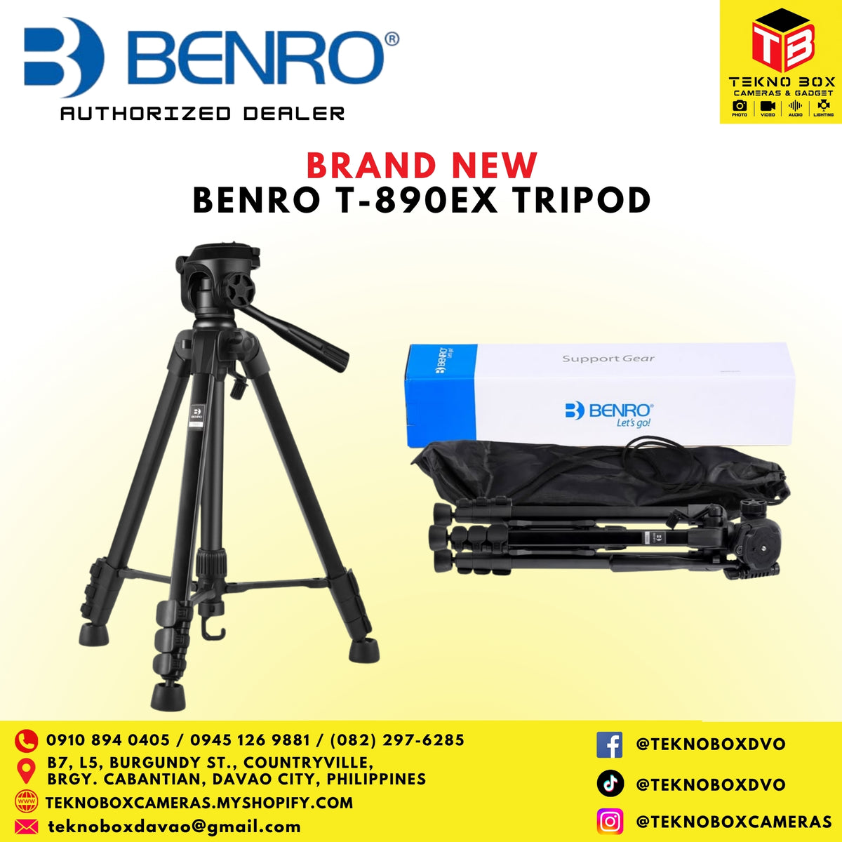 Benro T-890EX Tripod