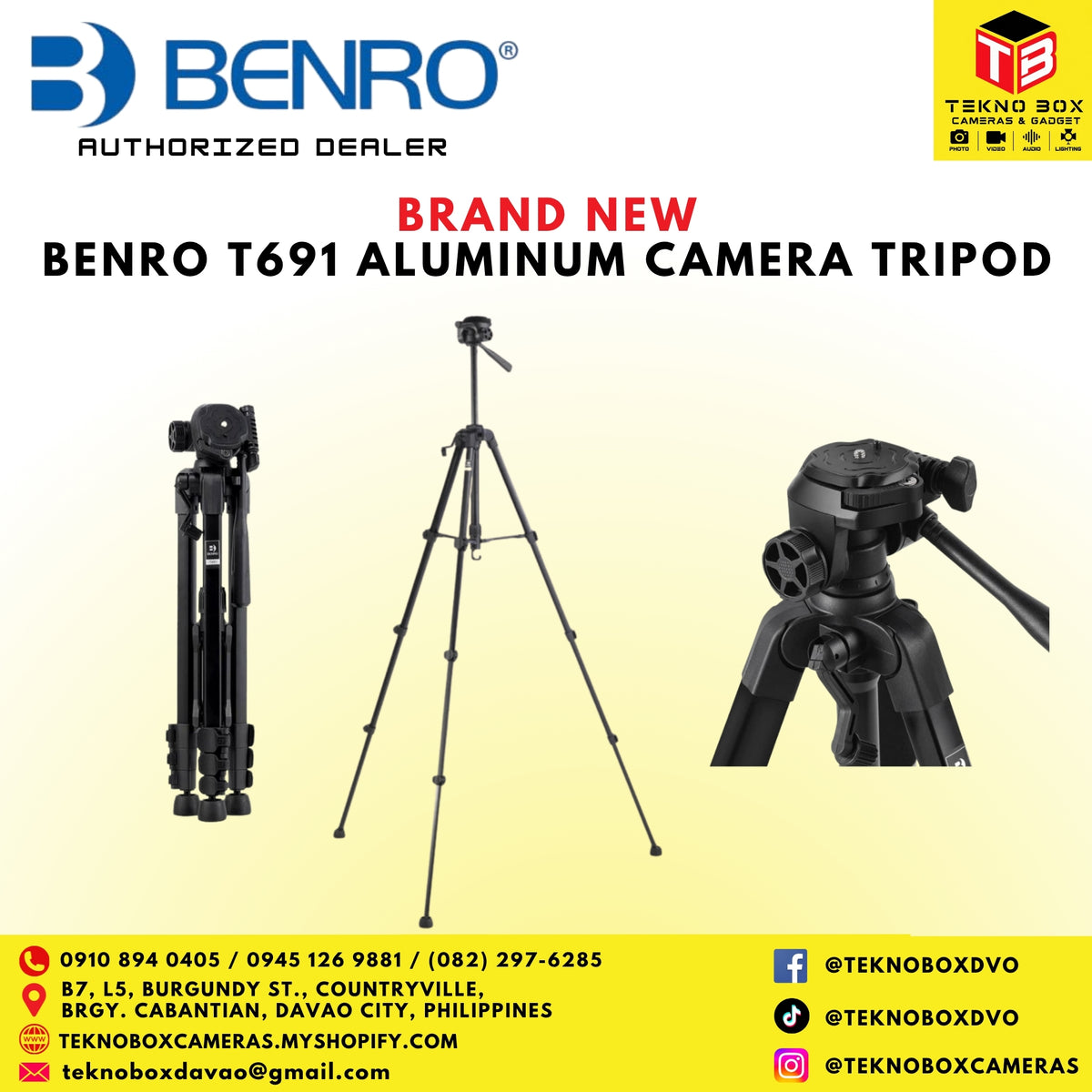 BENRO T691 Aluminum Camera Tripod