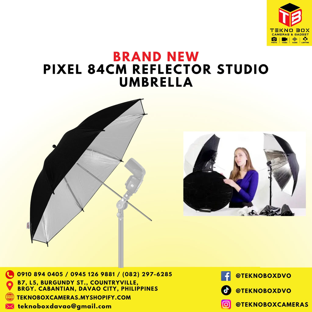Pixel 84cm Reflector Studio Umbrella