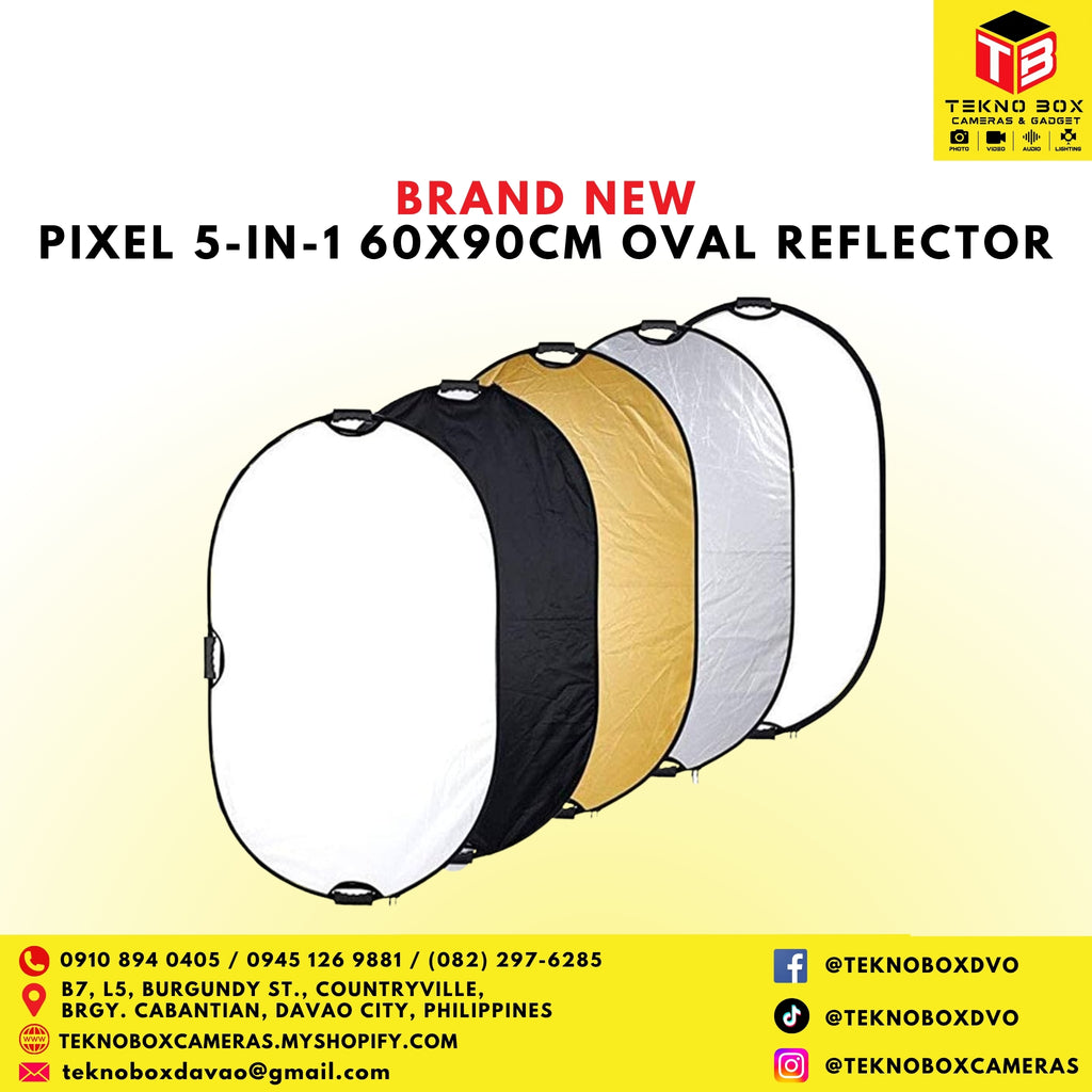 Pixel 5-in-1 60x90cm Oval Reflector