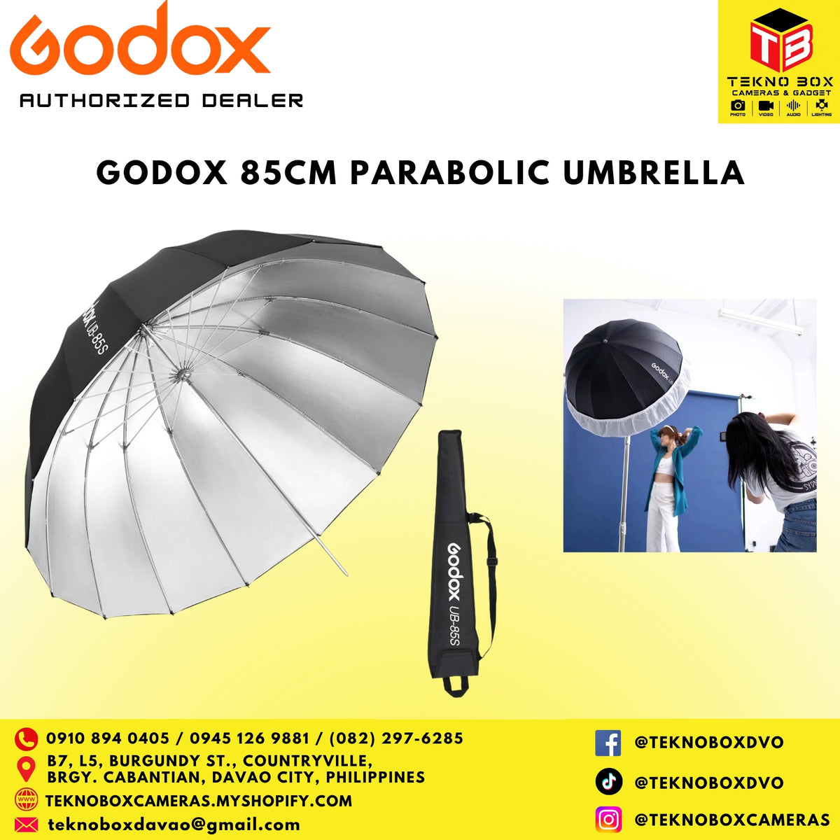 Godox 85cm Parabolic Umbrella
