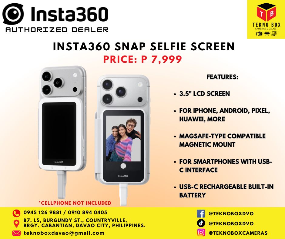Insta360 Snap Selfie Screen
