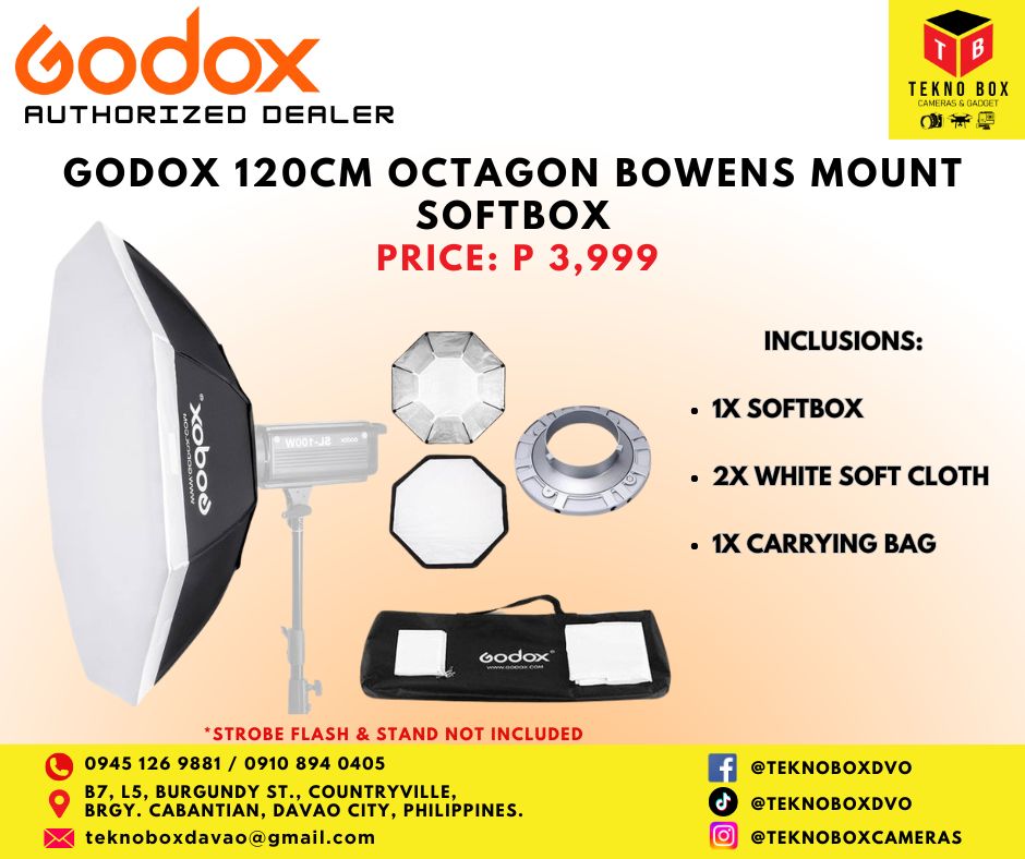 Godox 120cm Octagon  Bowens Mount Softbox