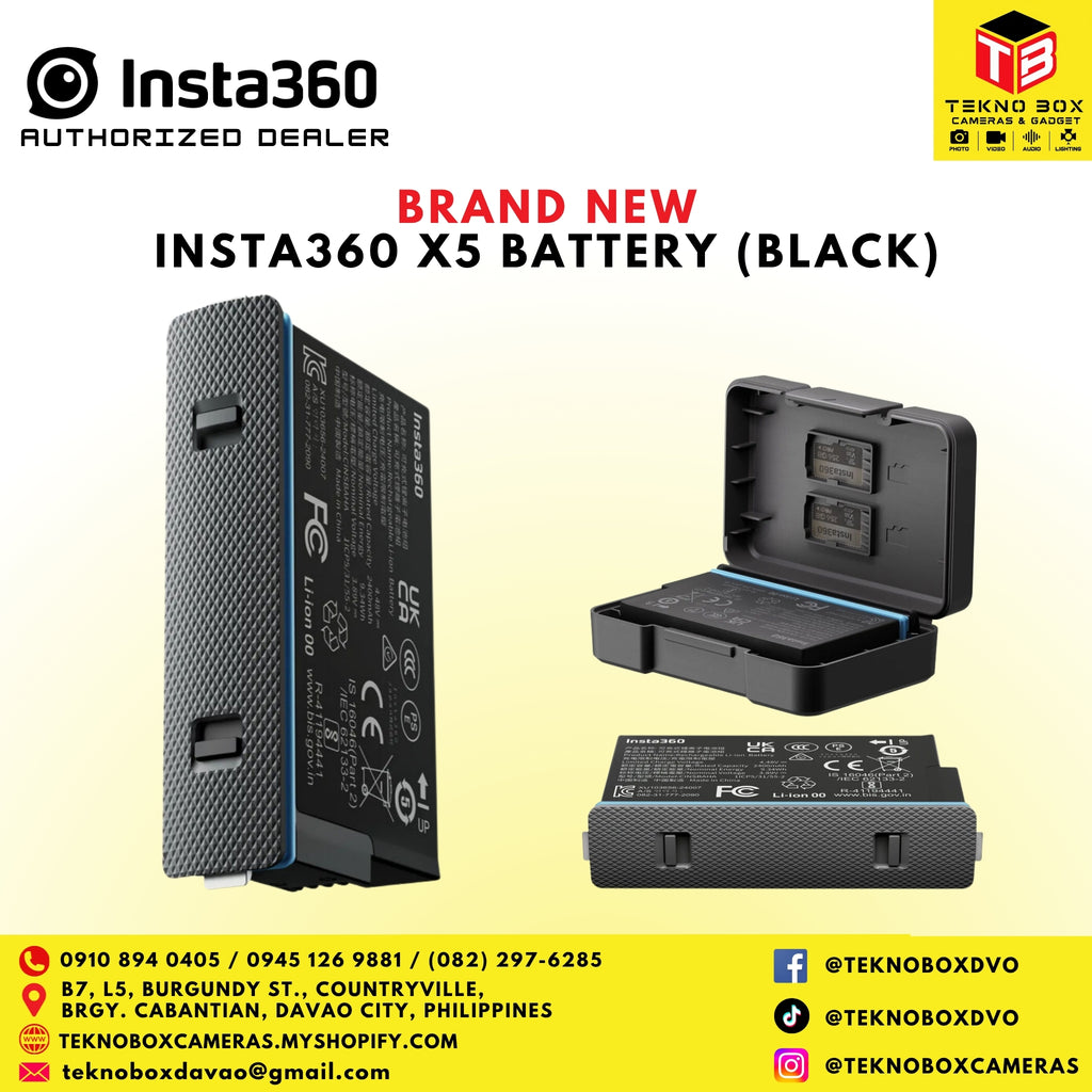 INSTA360 X5 Battery (Black)