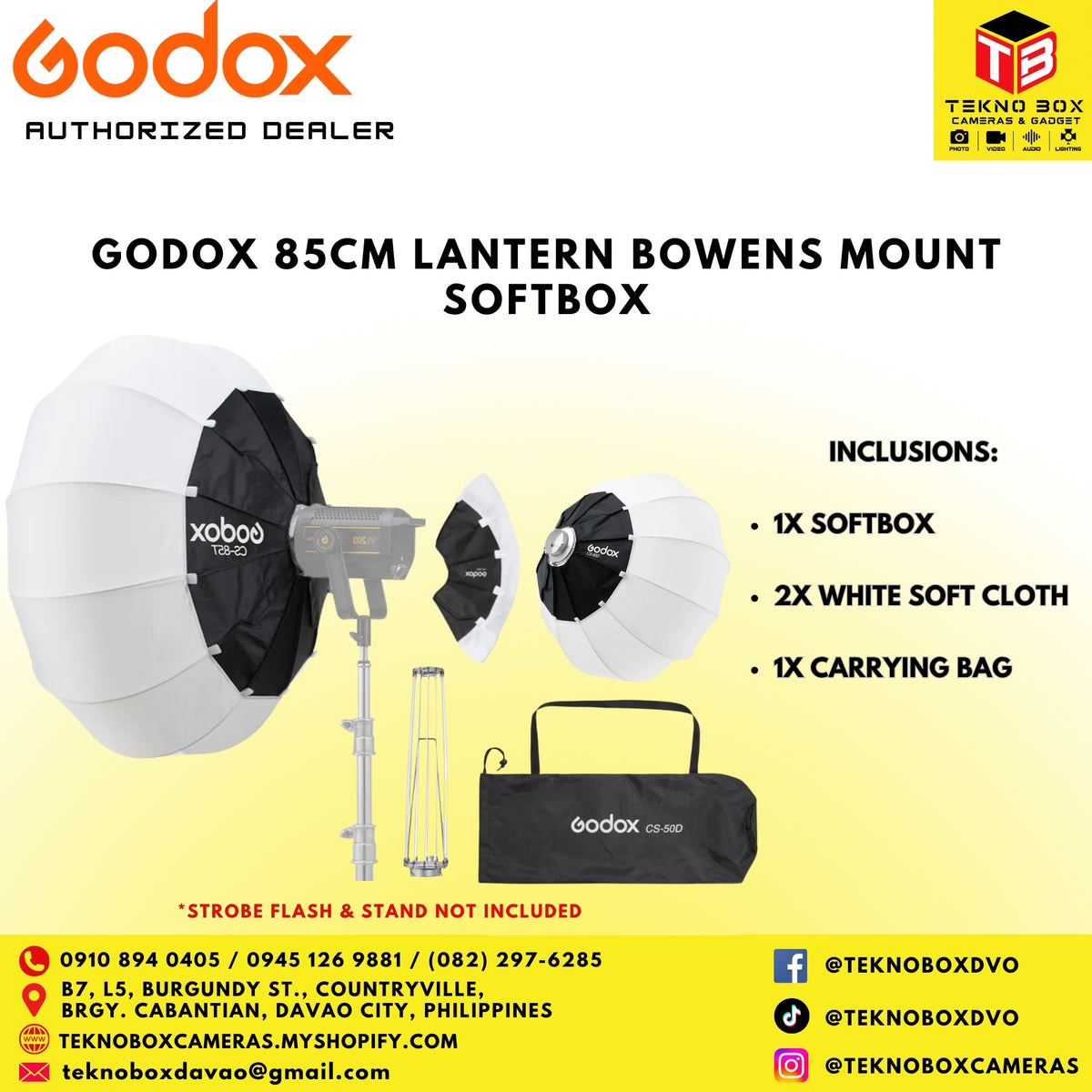 Godox 85cm Lantern  Bowens Mount Softbox