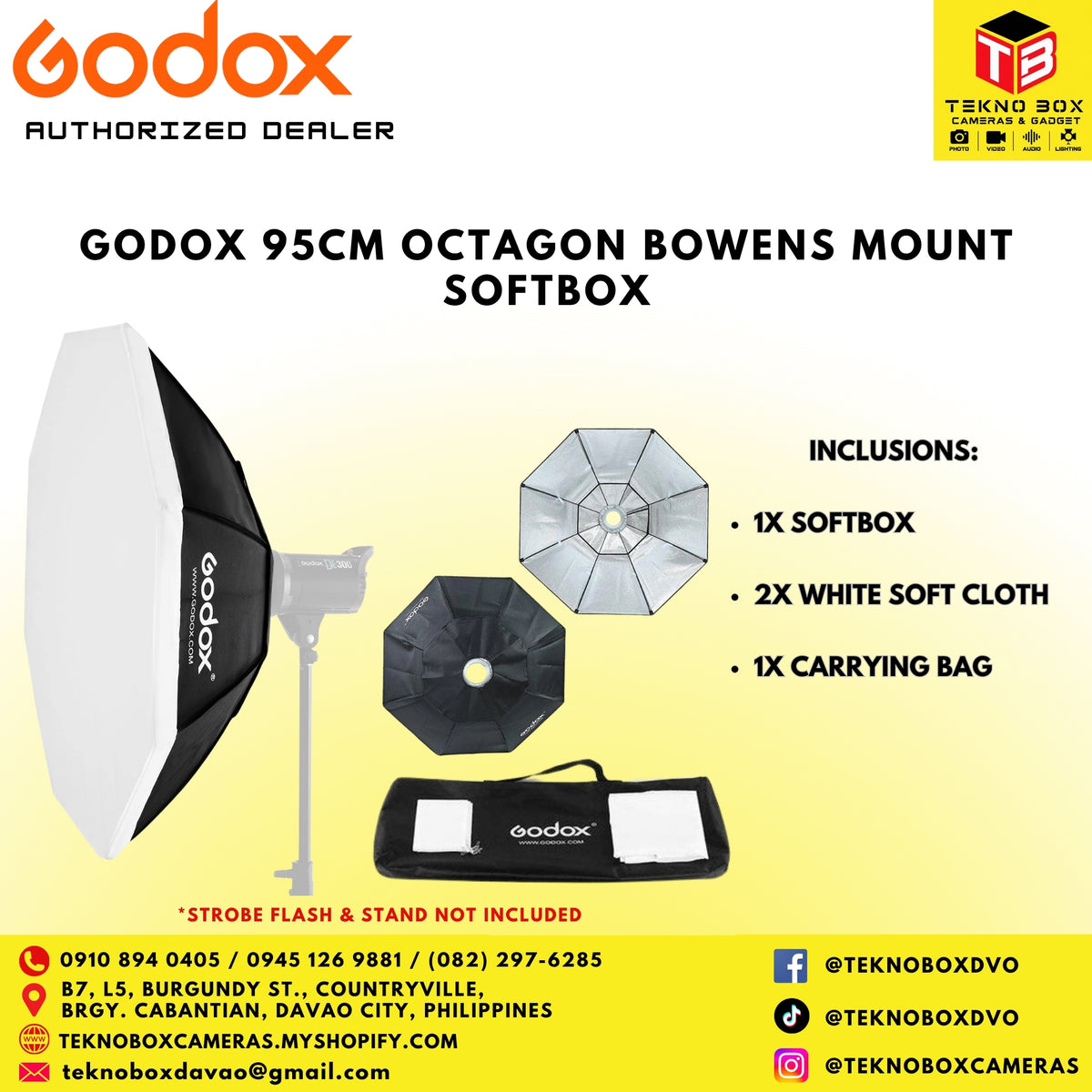 Godox 95cm Octagon  Bowens Mount Softbox