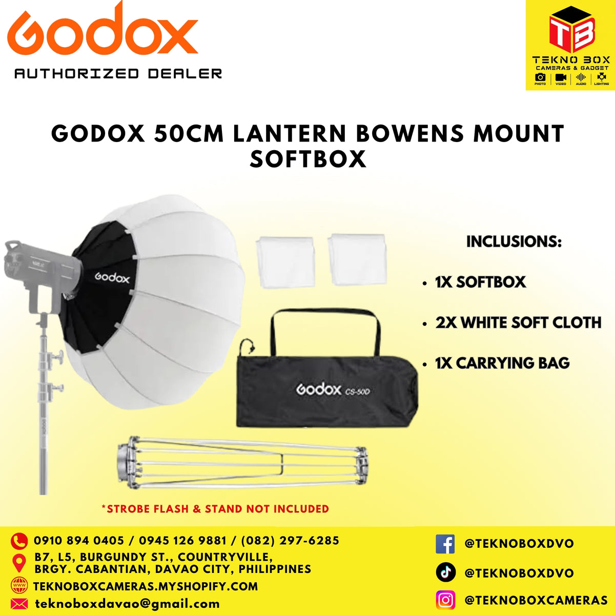 Godox 50cm Lantern Bowens Mount Softbox