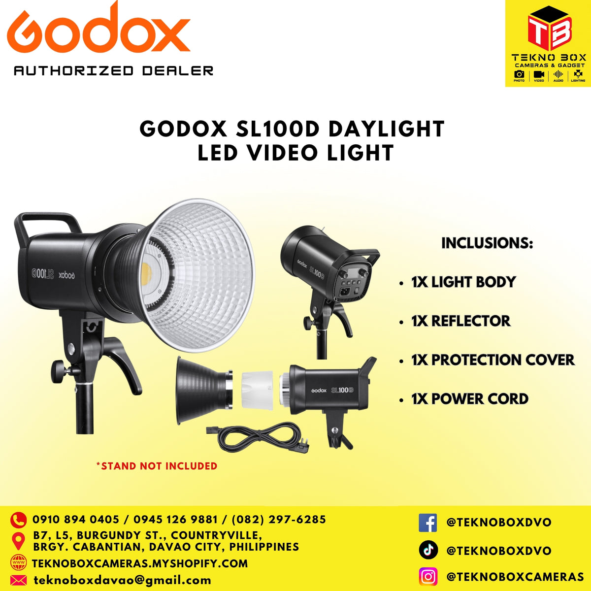 Godox SL100D Daylight LED Video Light