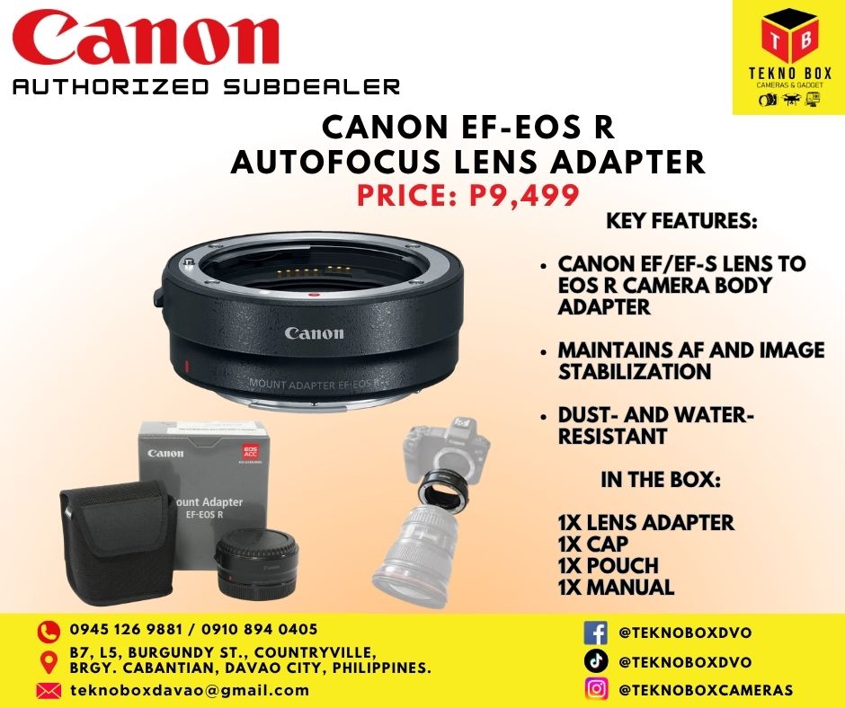 Canon EF-EOS Autofocus Lens Adapter