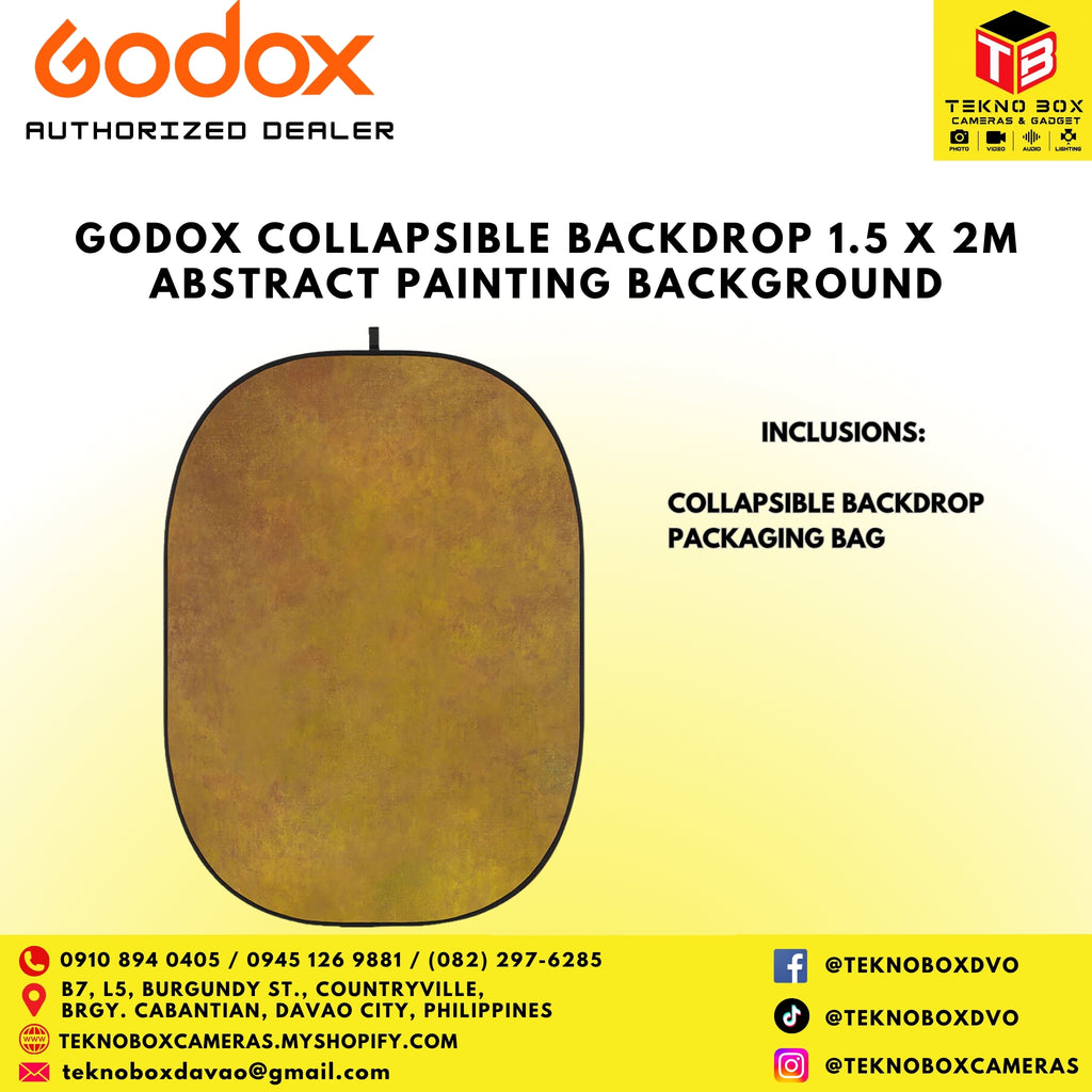 Godox Collapsible Backdrop 1.5 x 2m Abstract Painting Background