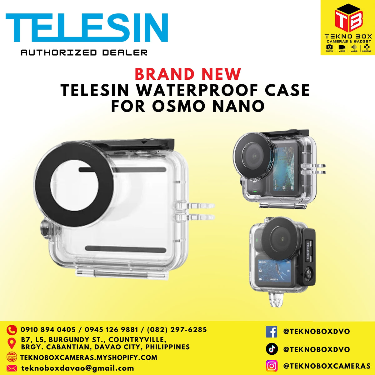 Telesin Waterproof Case For Osmo Nano