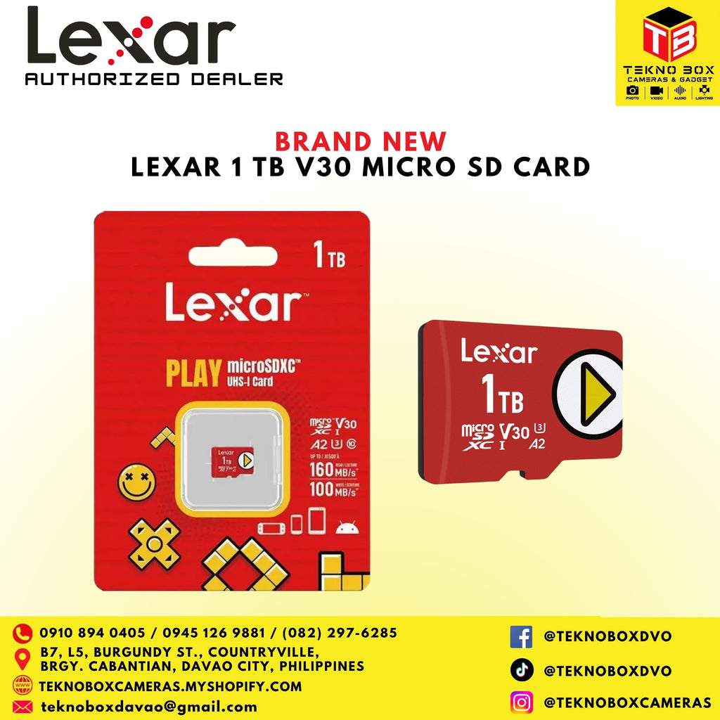 LEXAR 1 TB V30 Micro SD Card