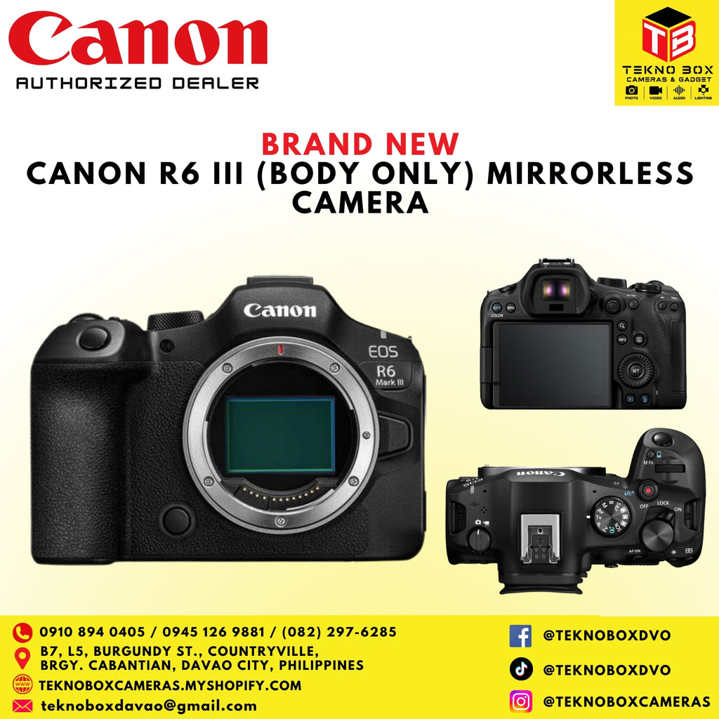 Canon R6 III (Body Only) Mirrorless Camera