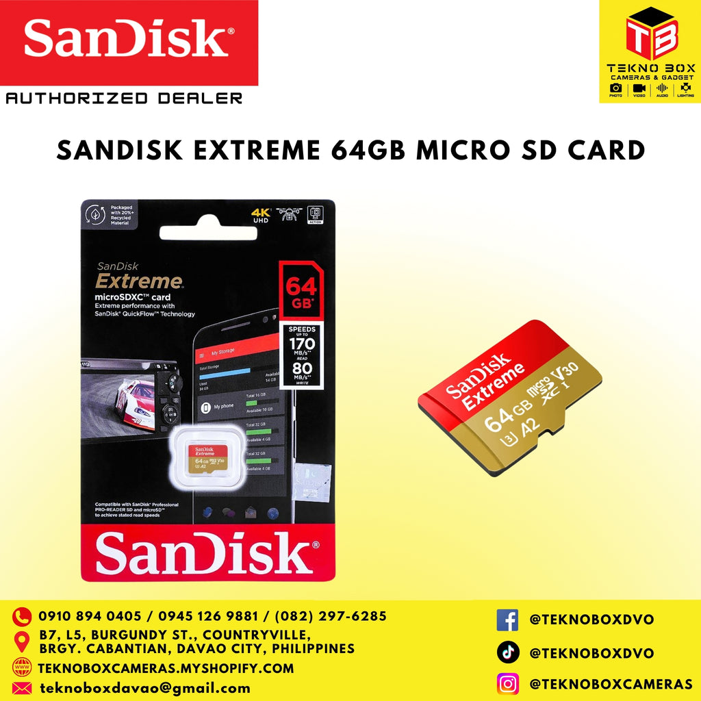 Sandisk Extreme 64gb Micro SD Card