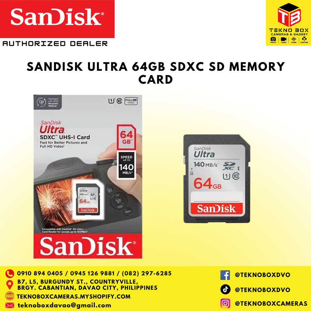 Sandisk Ultra 64GB SDXC SD Memory Card