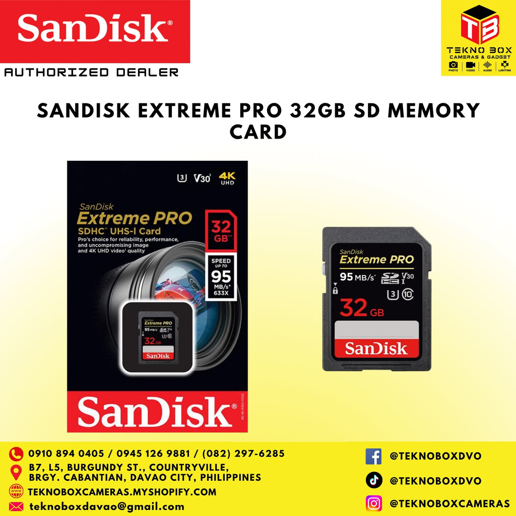 Sandisk Extreme Pro 32gb SD Memory Card