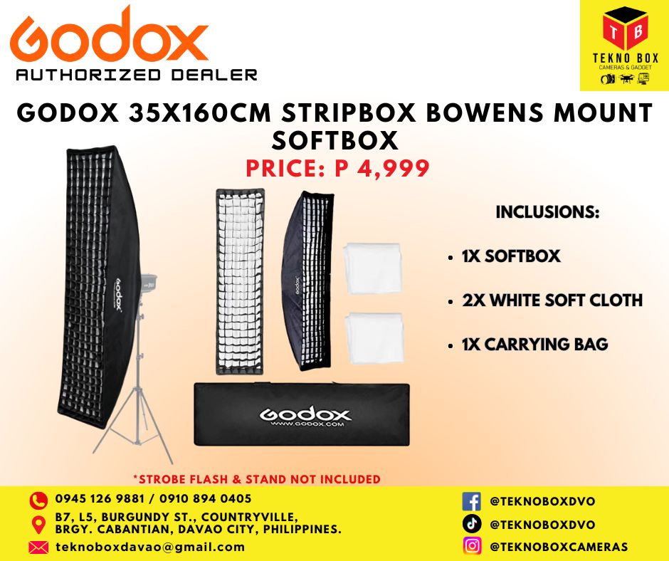 Godox 35x160cm Stripbox  Bowens Mount Softbox