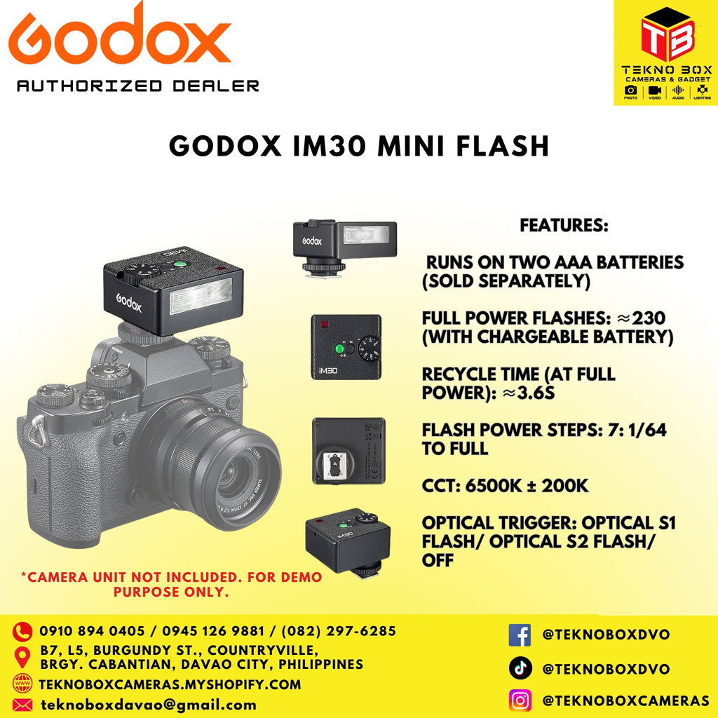 Godox iM30 Universal Camera Flash
