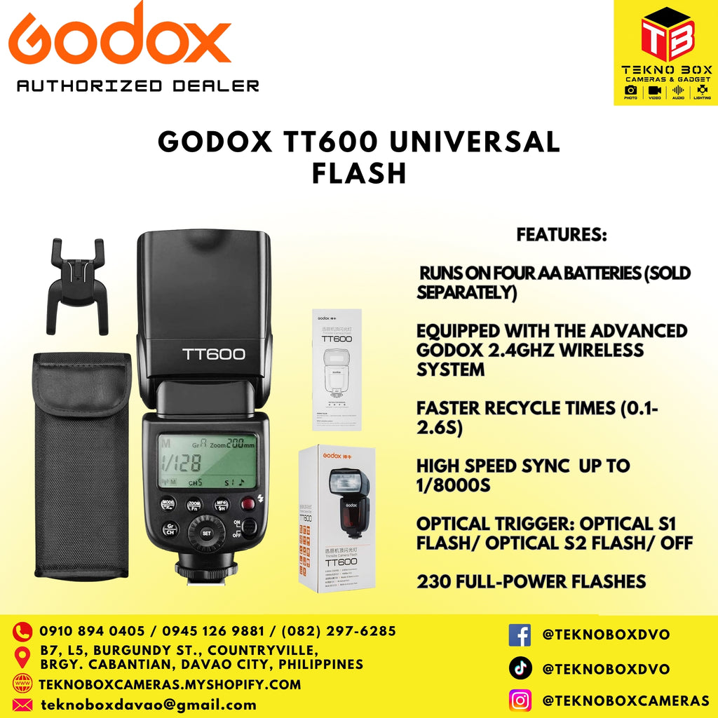 Godox TT600 Manual Speedlite Flash