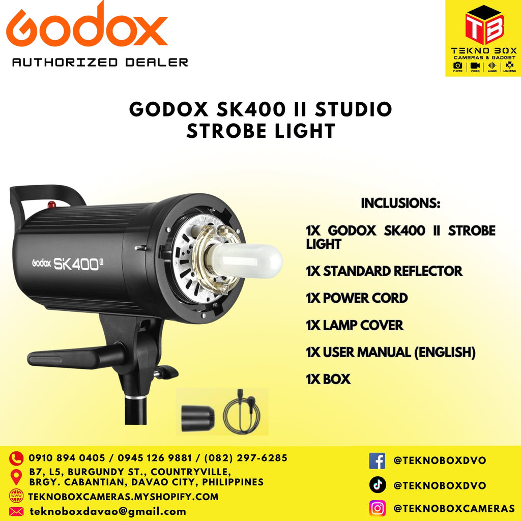 Godox SK400 II Studio Strobe Light