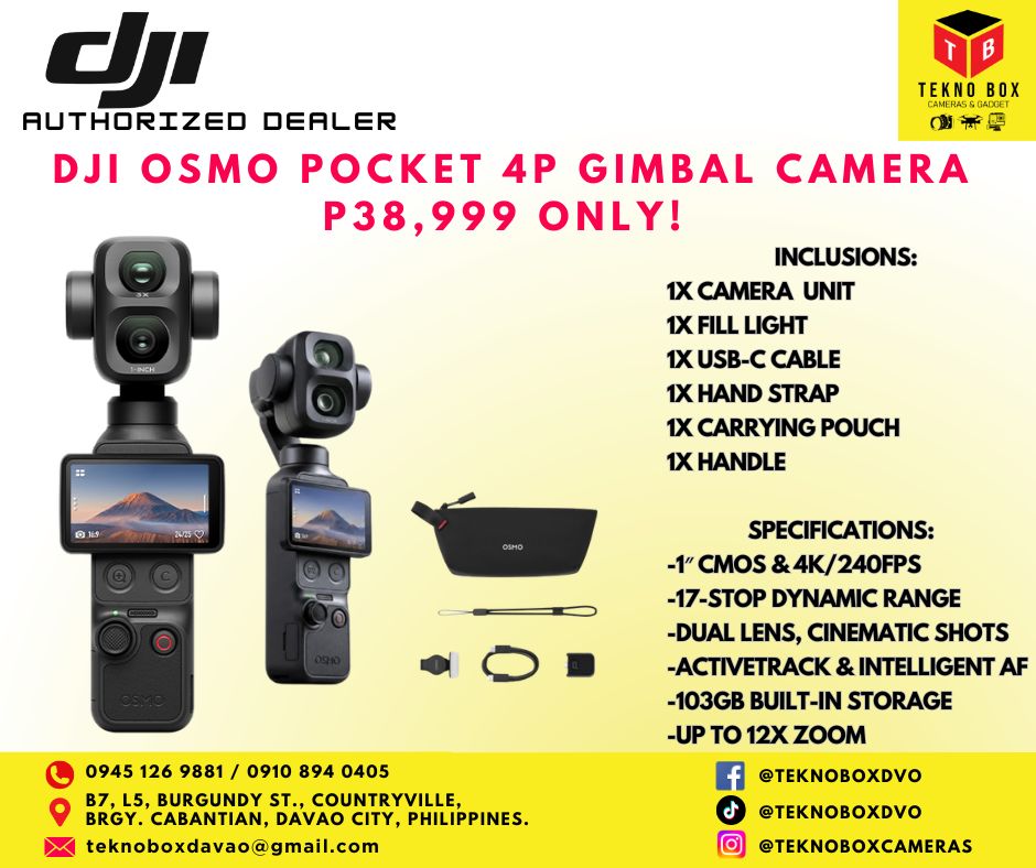 DJI Osmo Pocket 4P Gimbal Camera