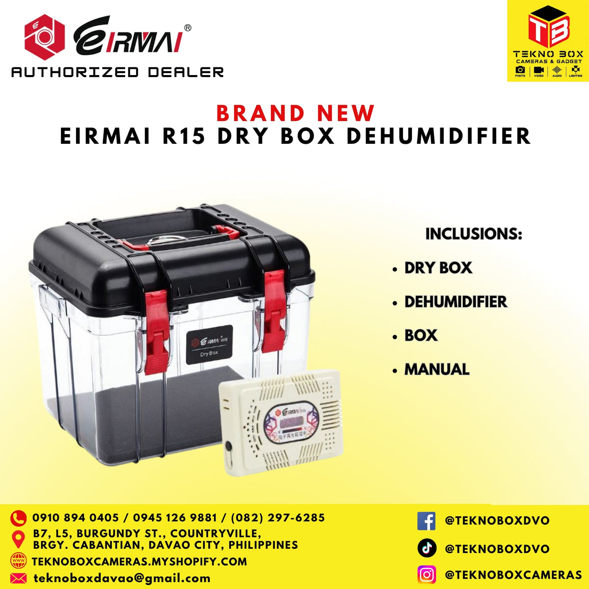 Eirmai R15 Dry Box Dehumidifier