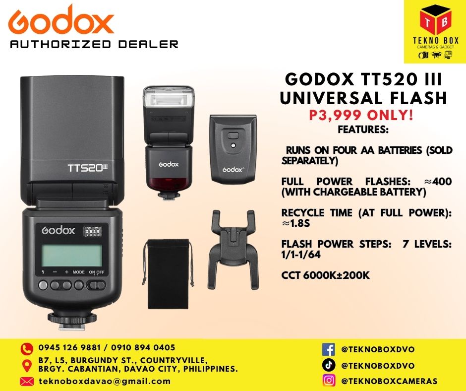Godox TT520 III Flash W/ Wireless Trigger